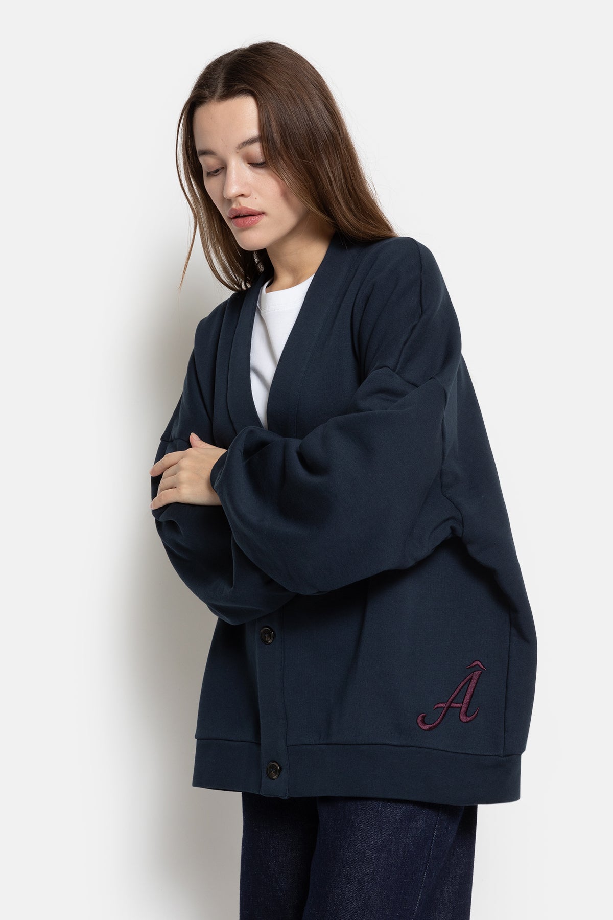 Obligation Cardigan | Navy