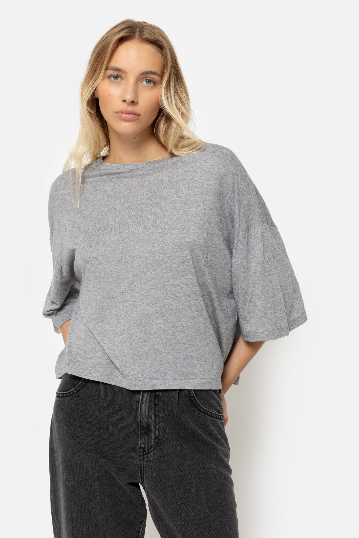 Klaxon T-shirt | Gris marbré 