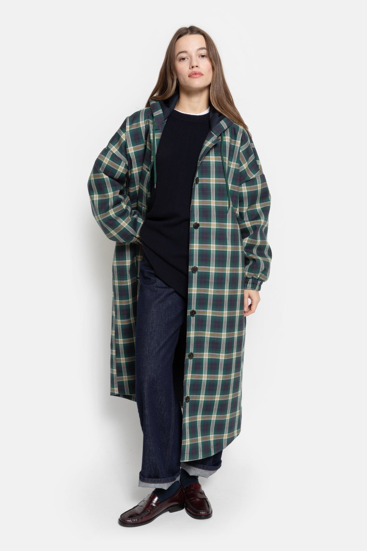 Morgan Manteau Long | À carreaux