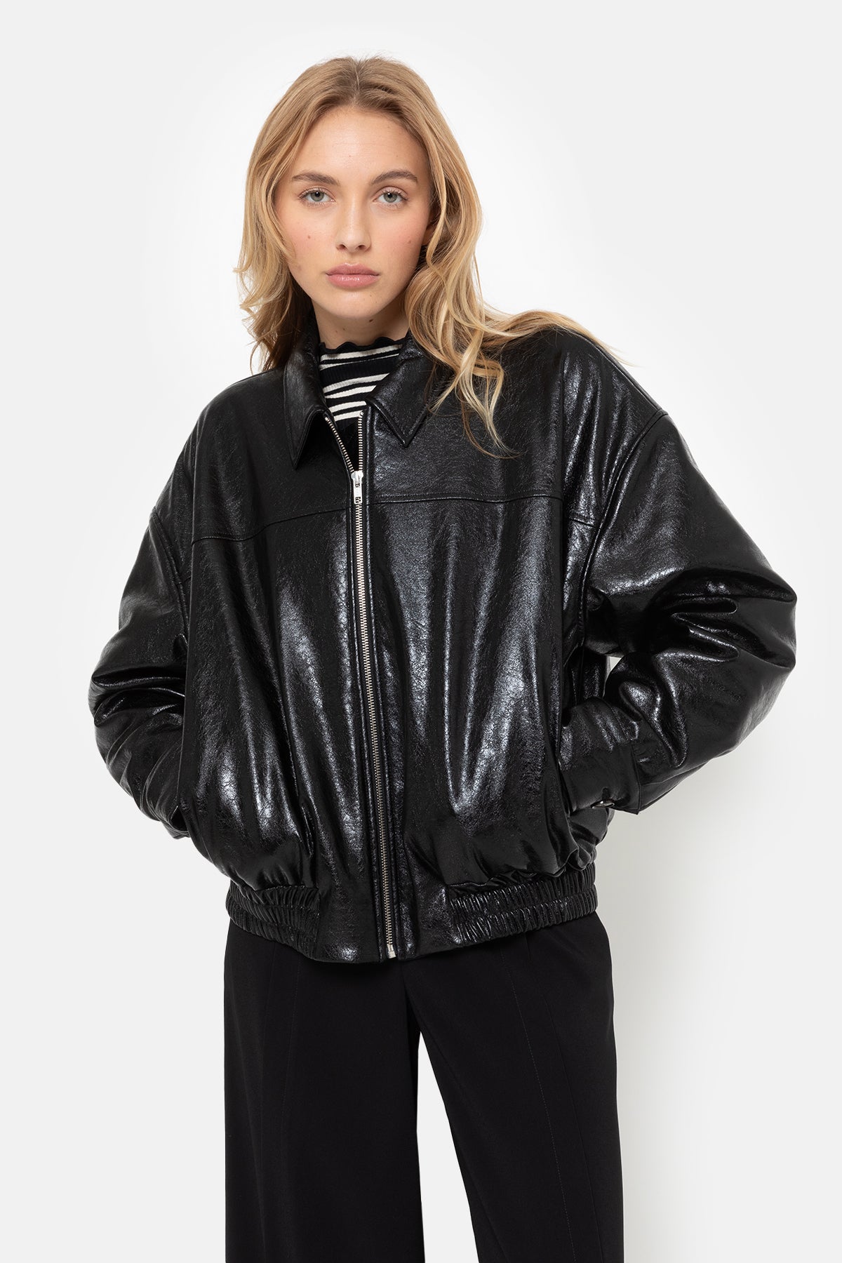 Veste Bomber Milf |  Noir