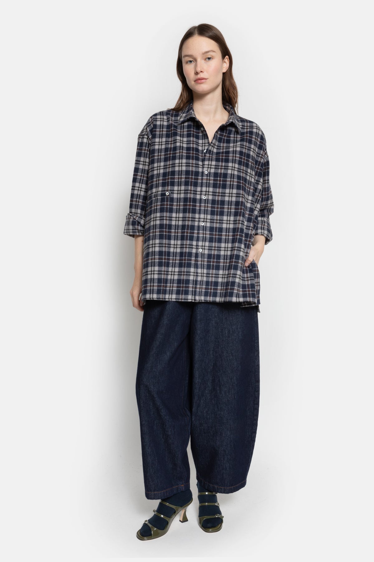 Only Flannel Shirt | Blue Checks
