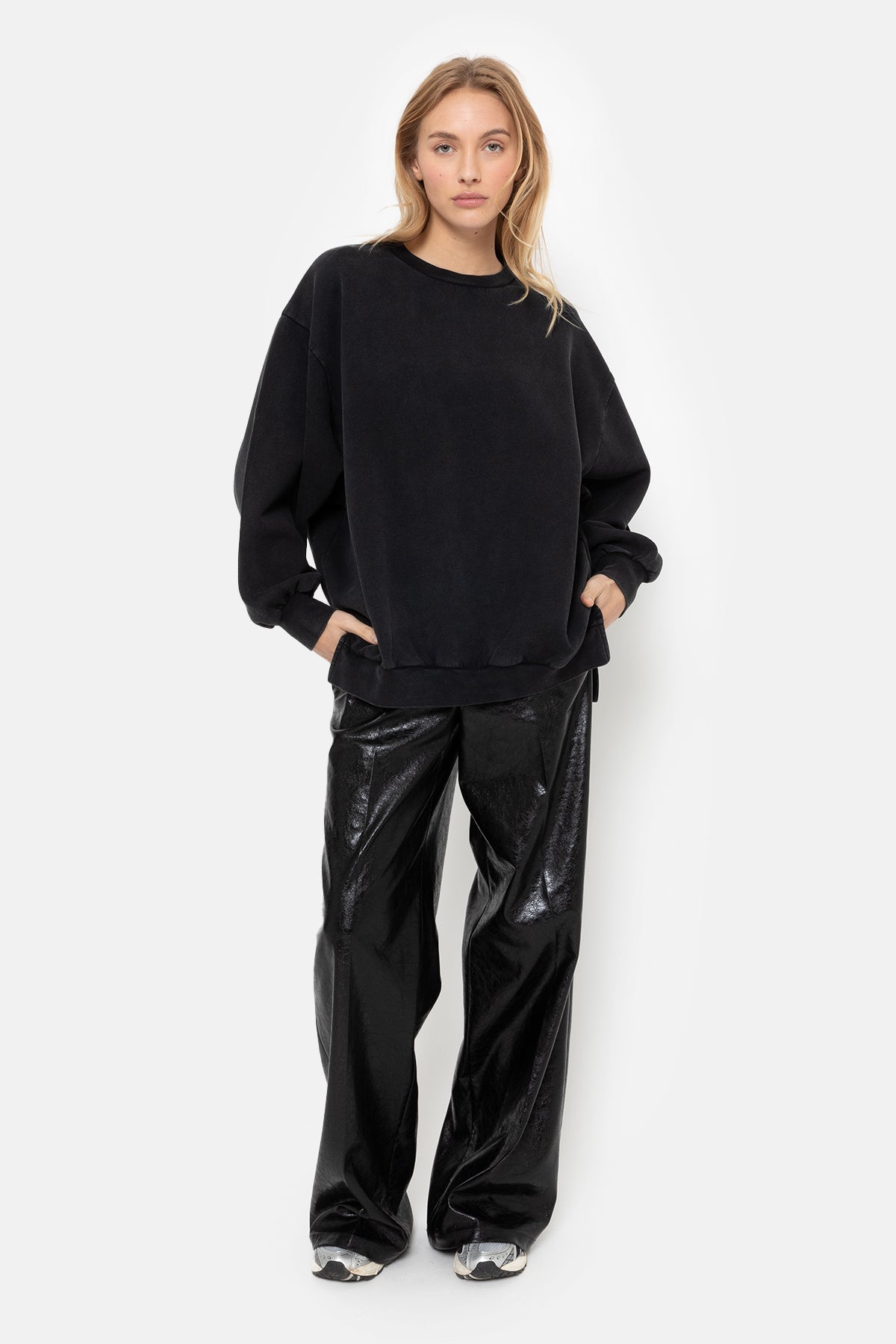 Ulla Oversized Sweatshirt | Vintage Black