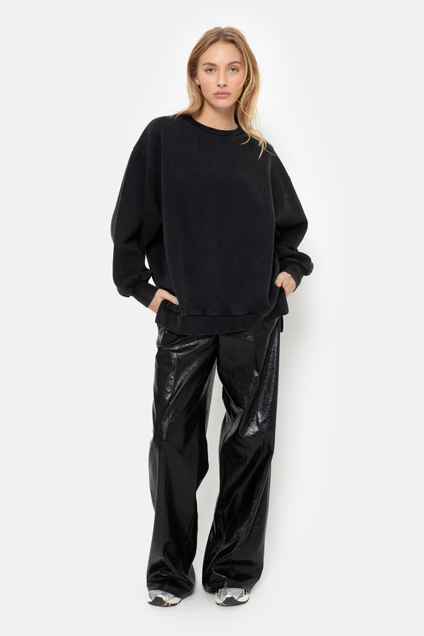 Ulla Oversized Sweatshirt | Vintage Black
