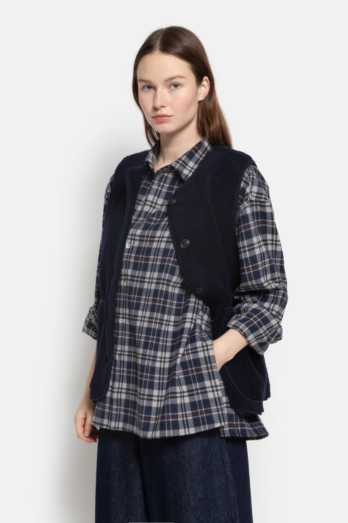 Only Flannel Shirt | Blue Checks