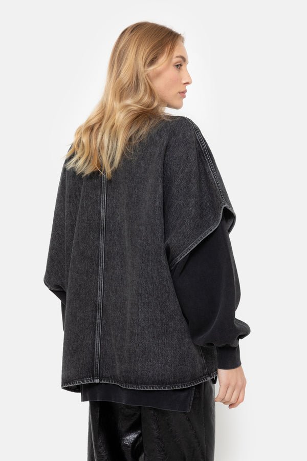 Trench en jean Lauren | Charcoal