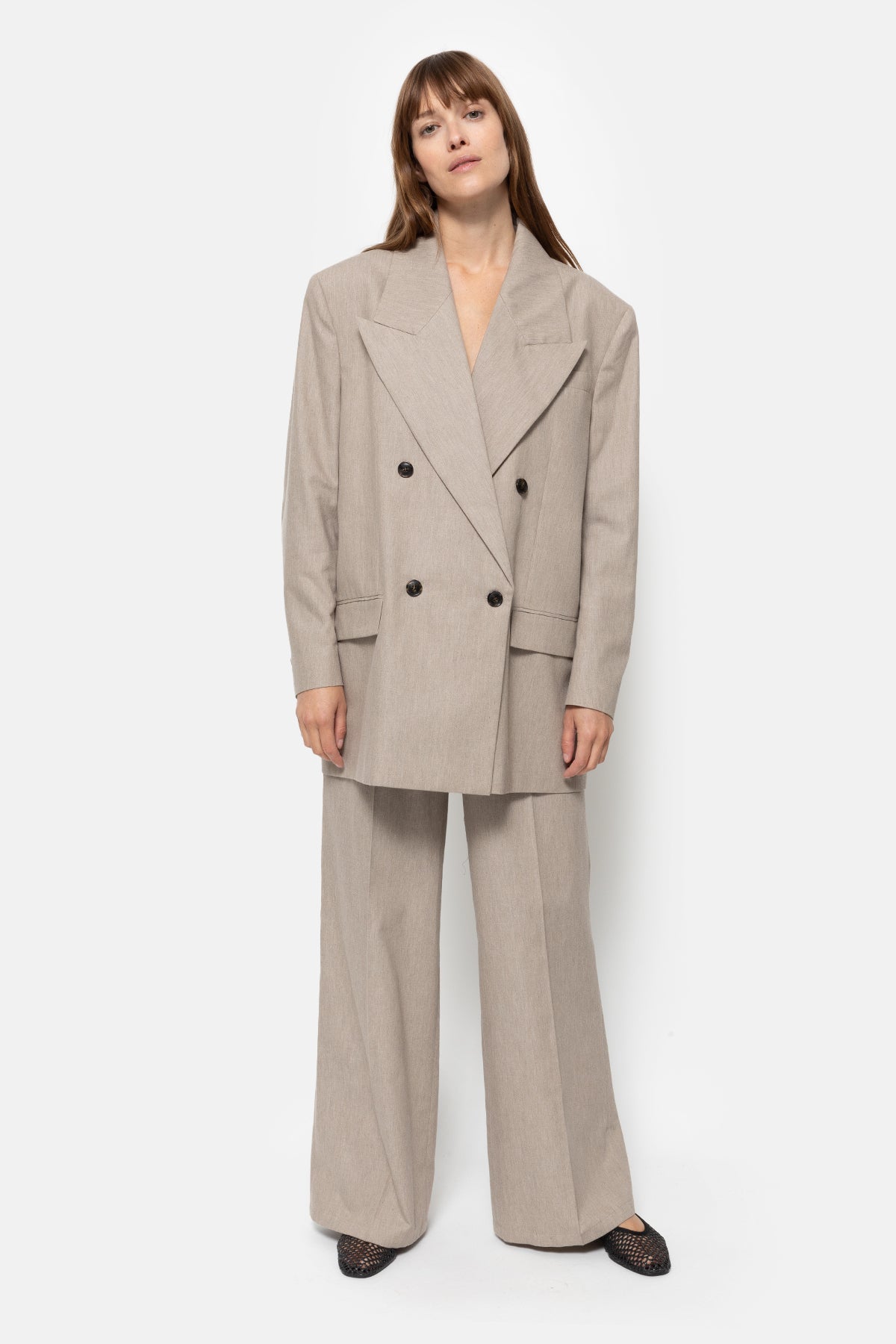 Natan Wooly Blazer | Taupe