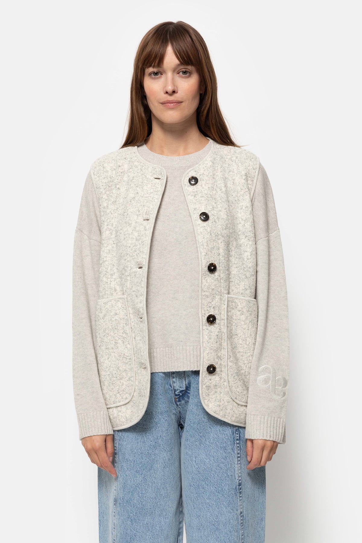 Madison Wooly Veste Sans Manches | Gris Clair