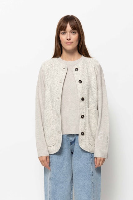 Murielle Knitted Sweater | Light Grey