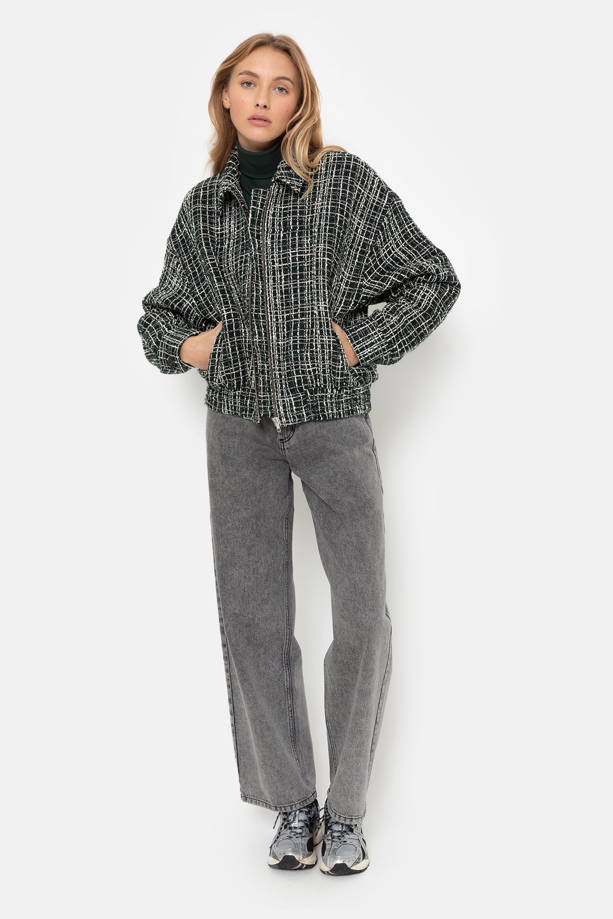 Veste Bomber Milf |  Tweed Vert
