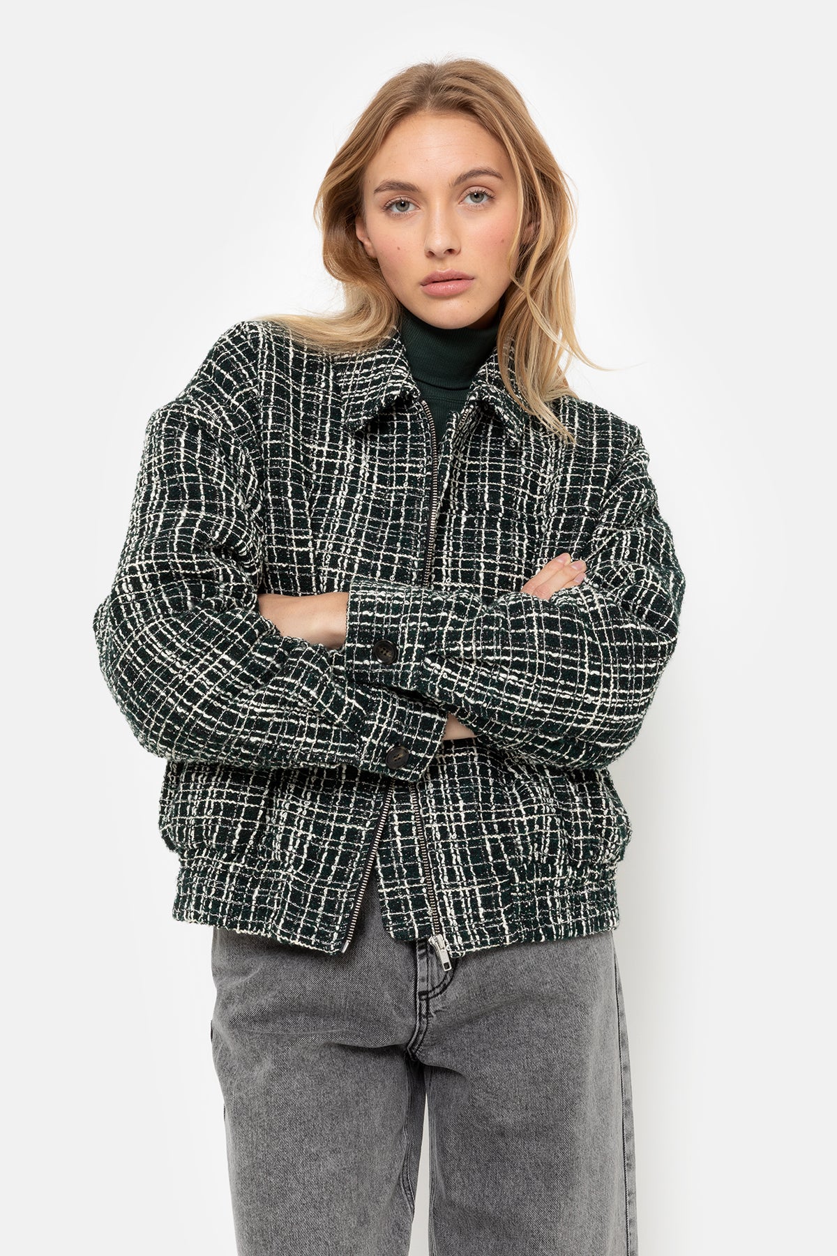 Veste Bomber Milf |  Tweed Vert