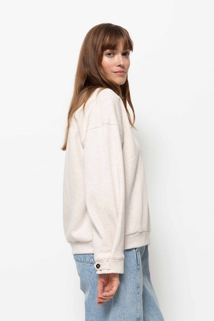 Noodle Sweatshirt | Marled Ivory