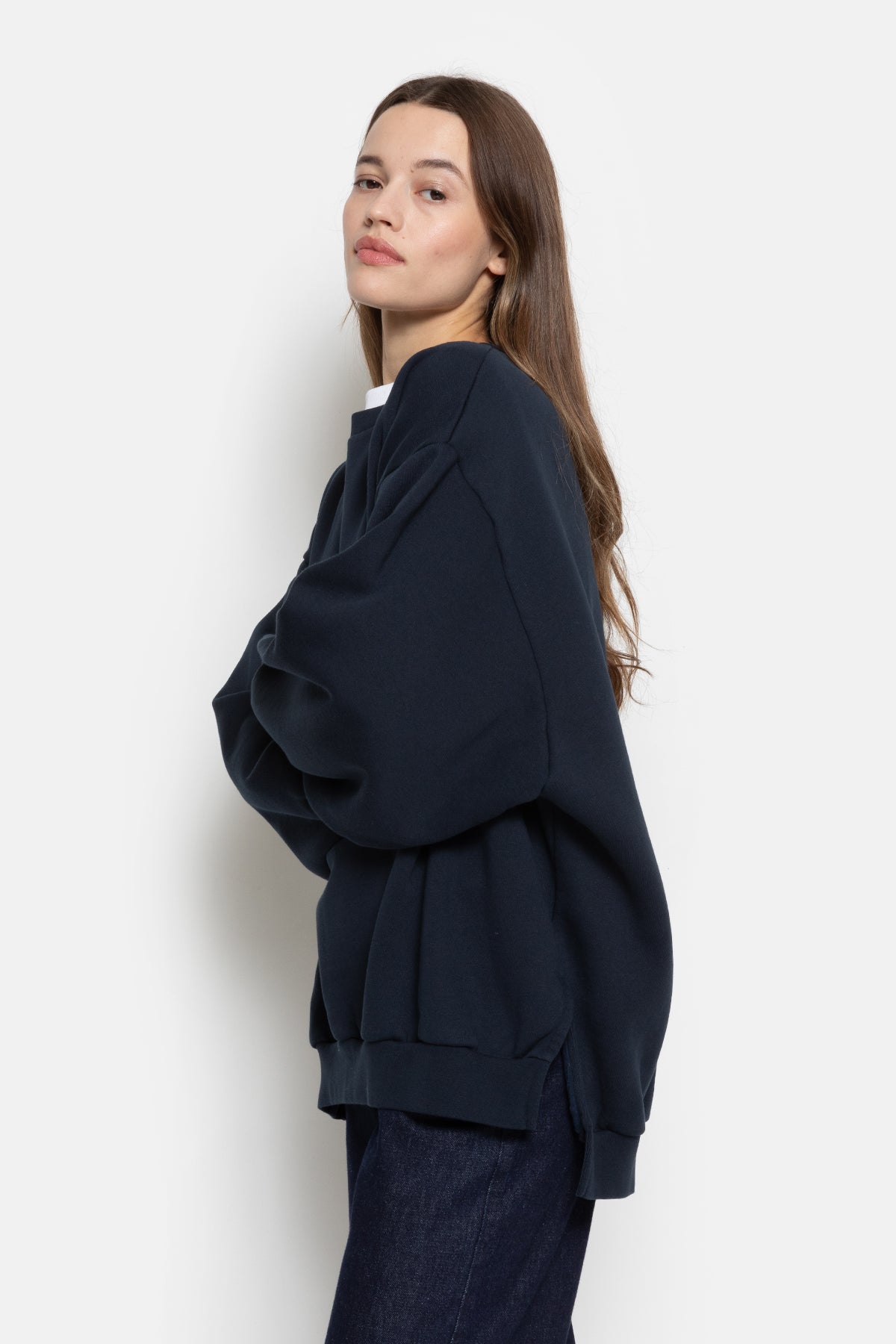 Sweatshirt Oversize Ulla | Bleu Marine