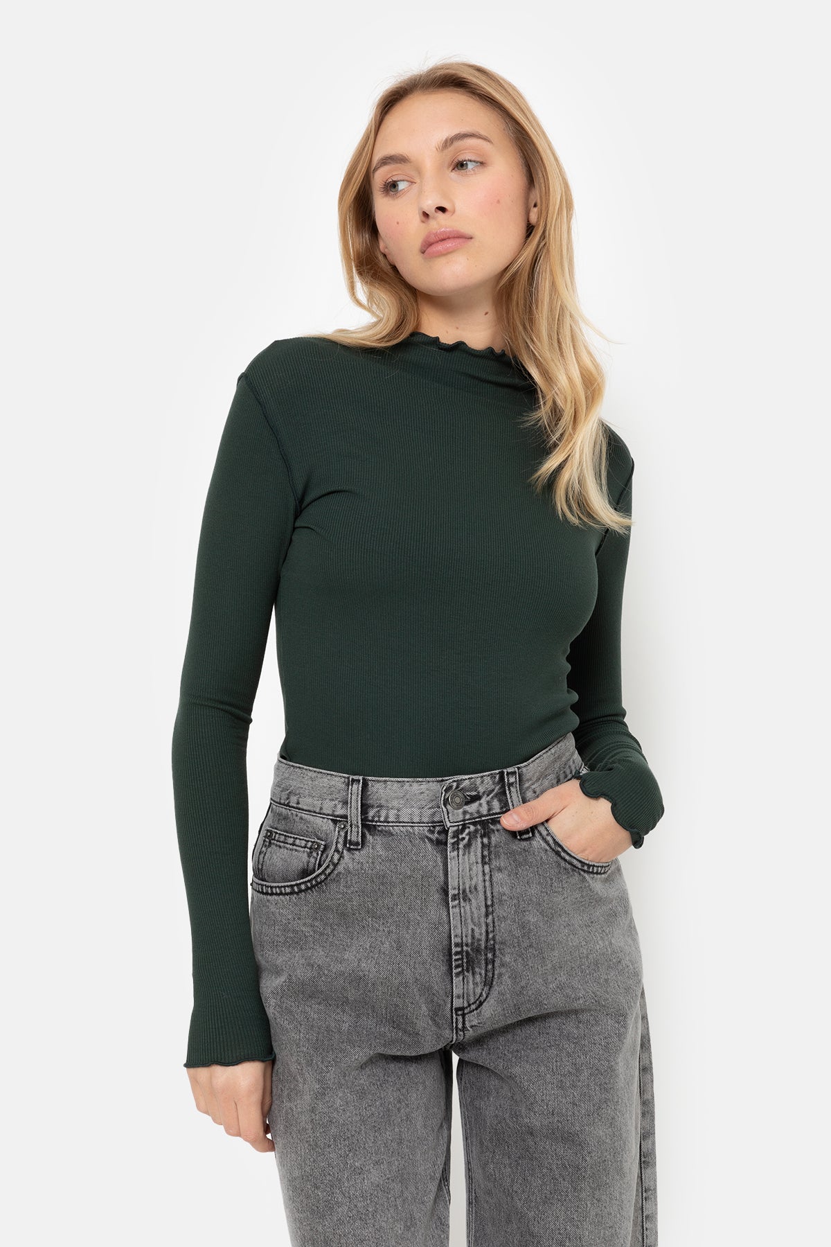 T-shirt à manches longues Malone | Vert Foncé