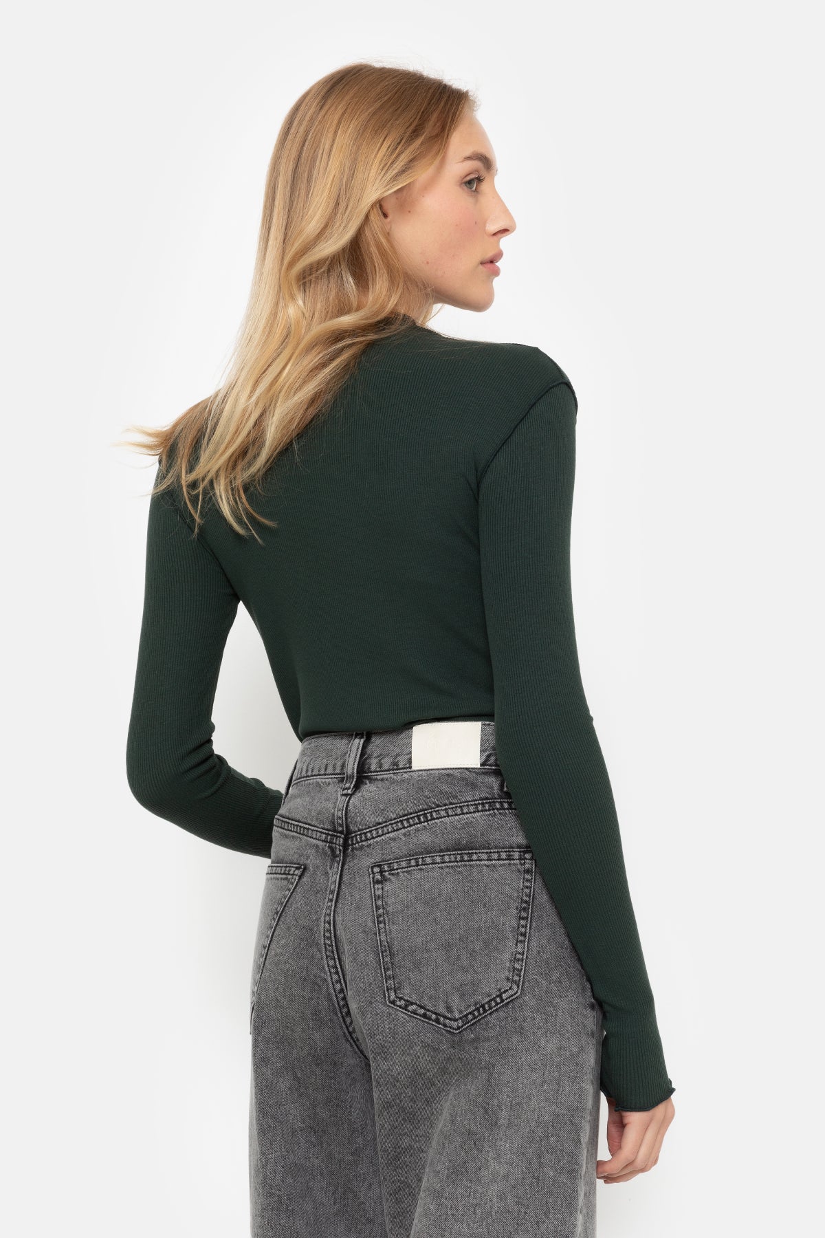 T-shirt à manches longues Malone | Vert Foncé
