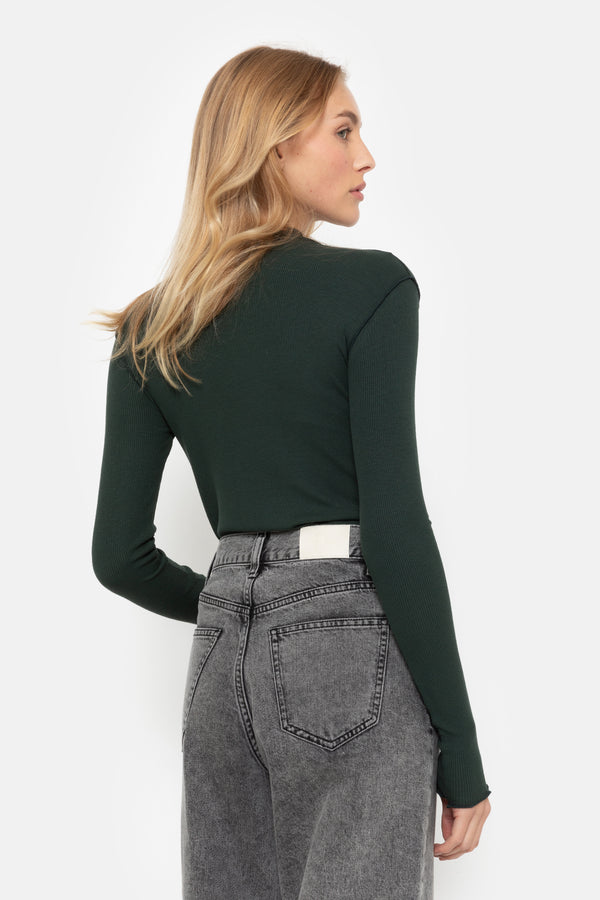 T-shirt à manches longues Malone | Vert Foncé