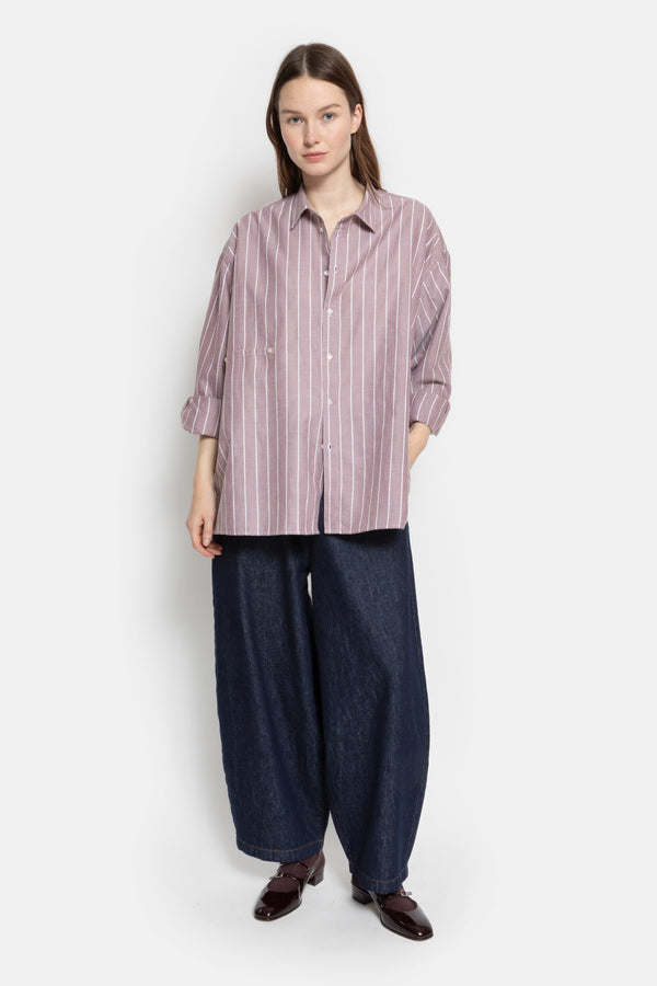 Only Oxford Shirt | Bordeaux Striped