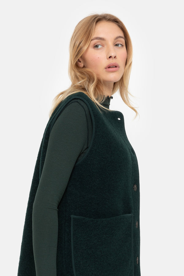 Madison Veste Sans Manches | Vert Foncé