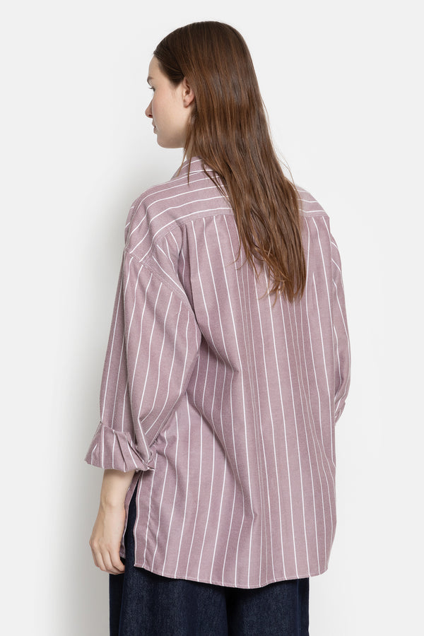 Only Oxford Shirt | Bordeaux Striped