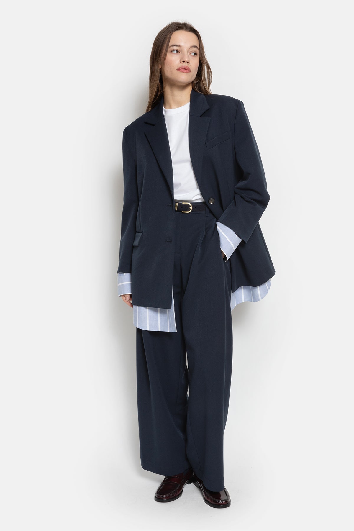 Nice Wide Pants | Navy