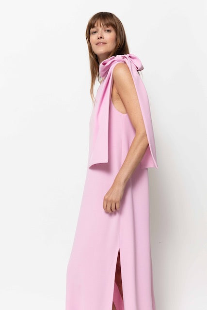 Nimes One Shoulder Dress | Pink