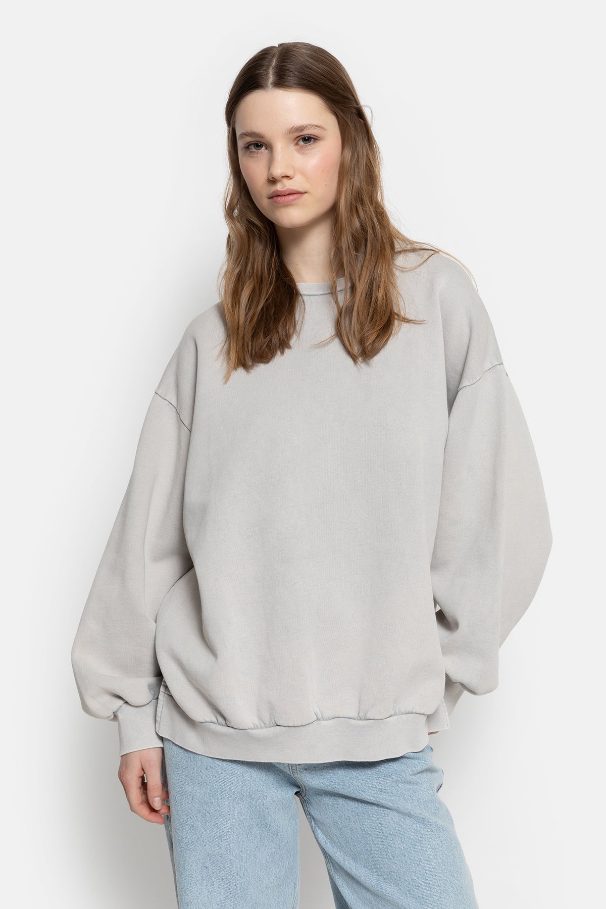 Ulla Oversized Sweatshirt | Natural Grey