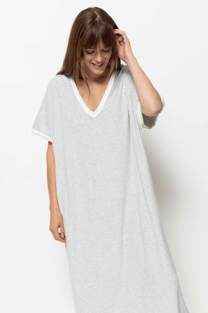  Robe kaftan Folie | Gris Chiné