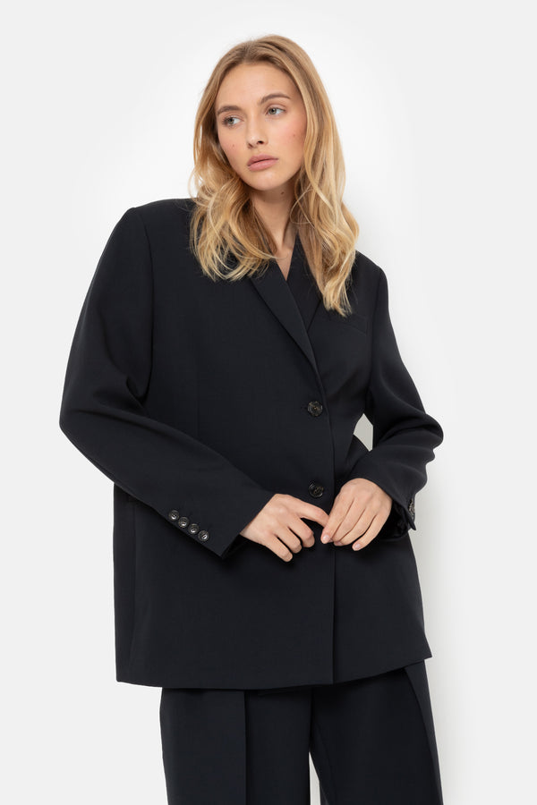 Blazer Matthew à dos ouvert | Bleu Marine