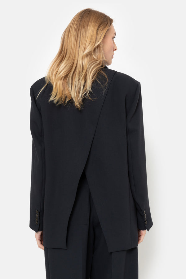 Blazer Matthew à dos ouvert | Bleu Marine