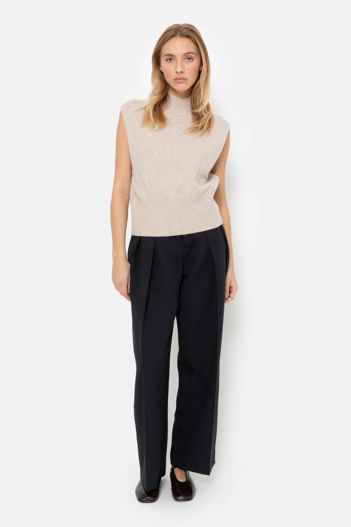 Martin Pantalon Large | Bleu Marine