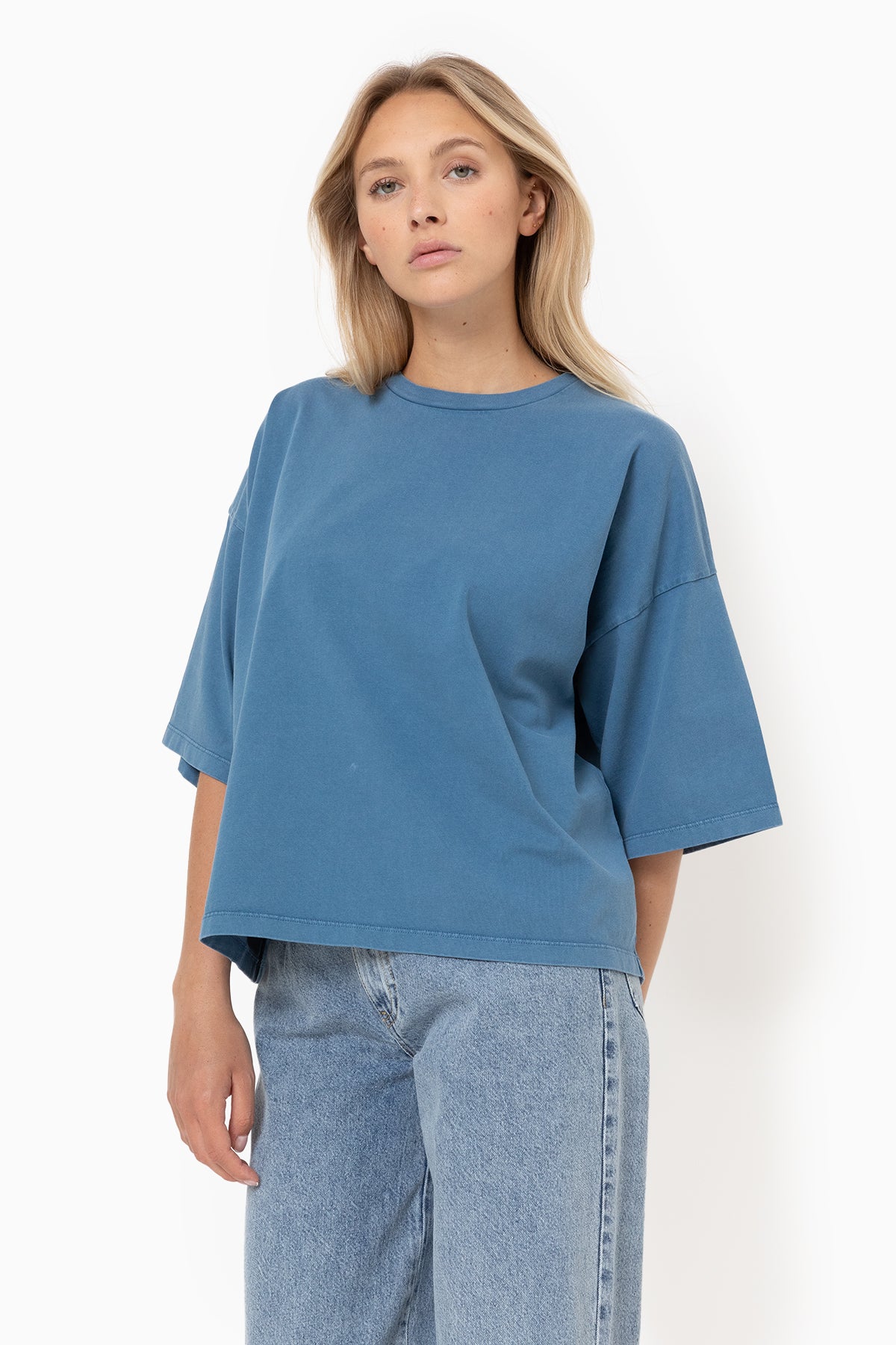  Eloise Boxy T-Shirt | Bleu Vintage