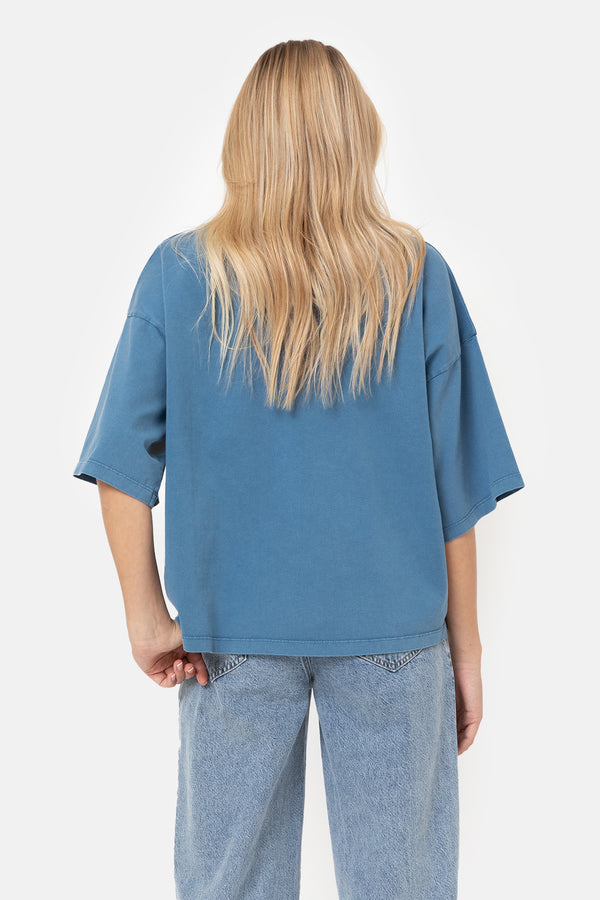  Eloise Boxy T-Shirt | Bleu Vintage