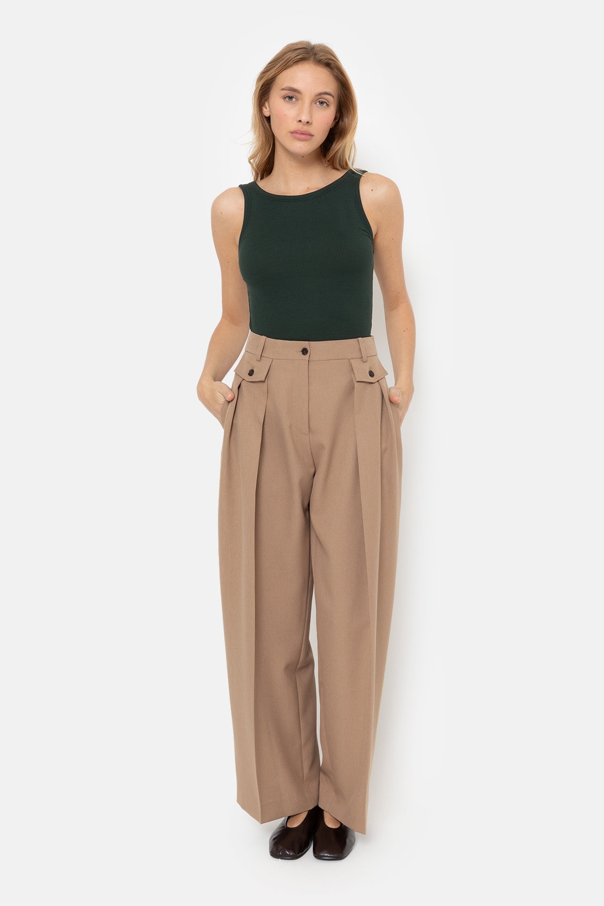 Martin Pantalon Large | Camel
