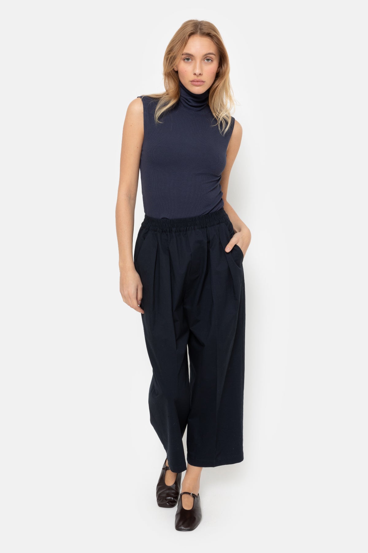 Kick Pantalon plissé | Bleu Marine