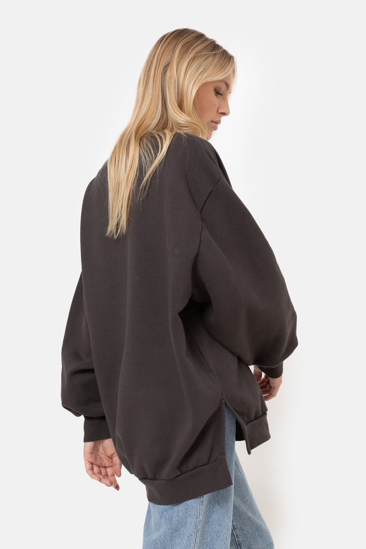 Ulla Oversized Sweatshirt | Charcoal Grey