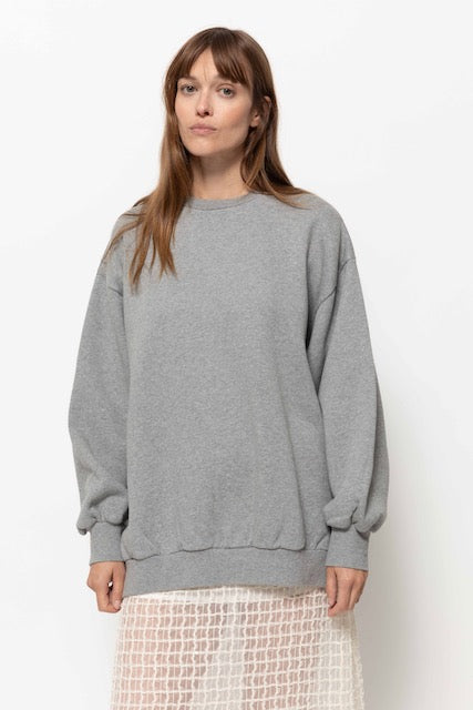 Ulla Oversized Sweatshirt | Dark Marled Grey