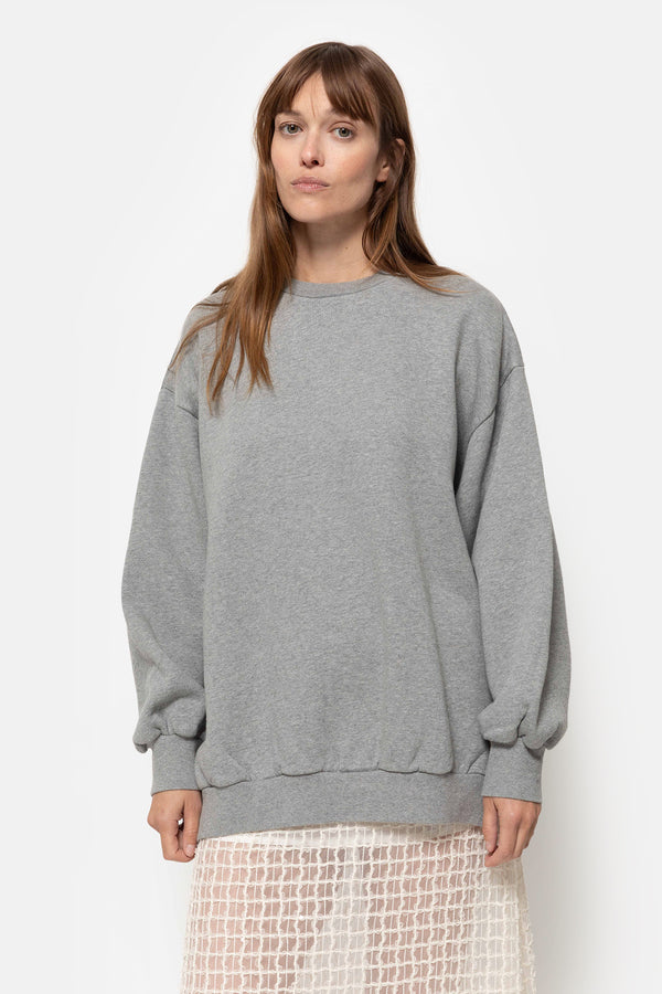 Ulla Oversized Sweatshirt | Dark Marled Grey