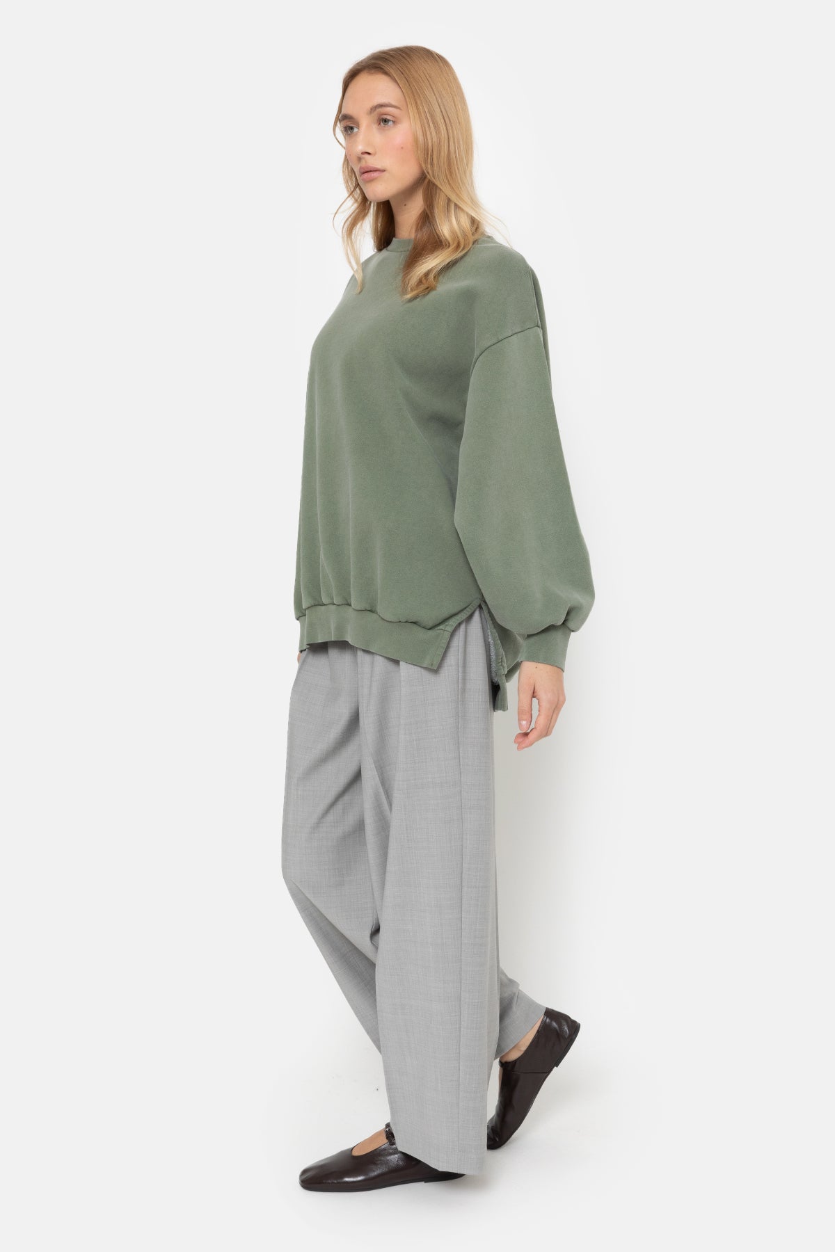 Ulla Oversized Sweatshirt | Vintage Khaki