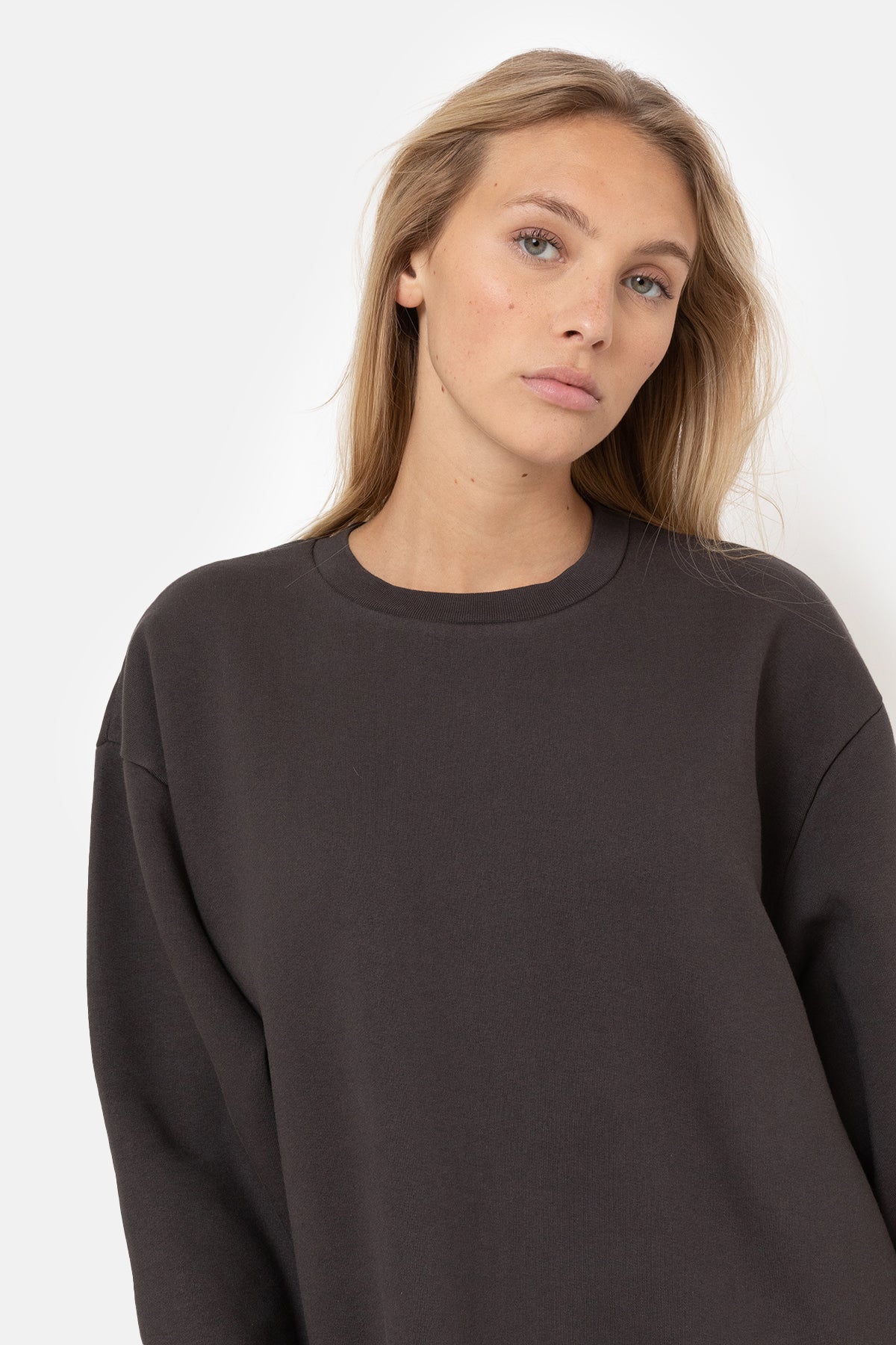 Dancy Sweatshirt Dress | Charcoal Grey
