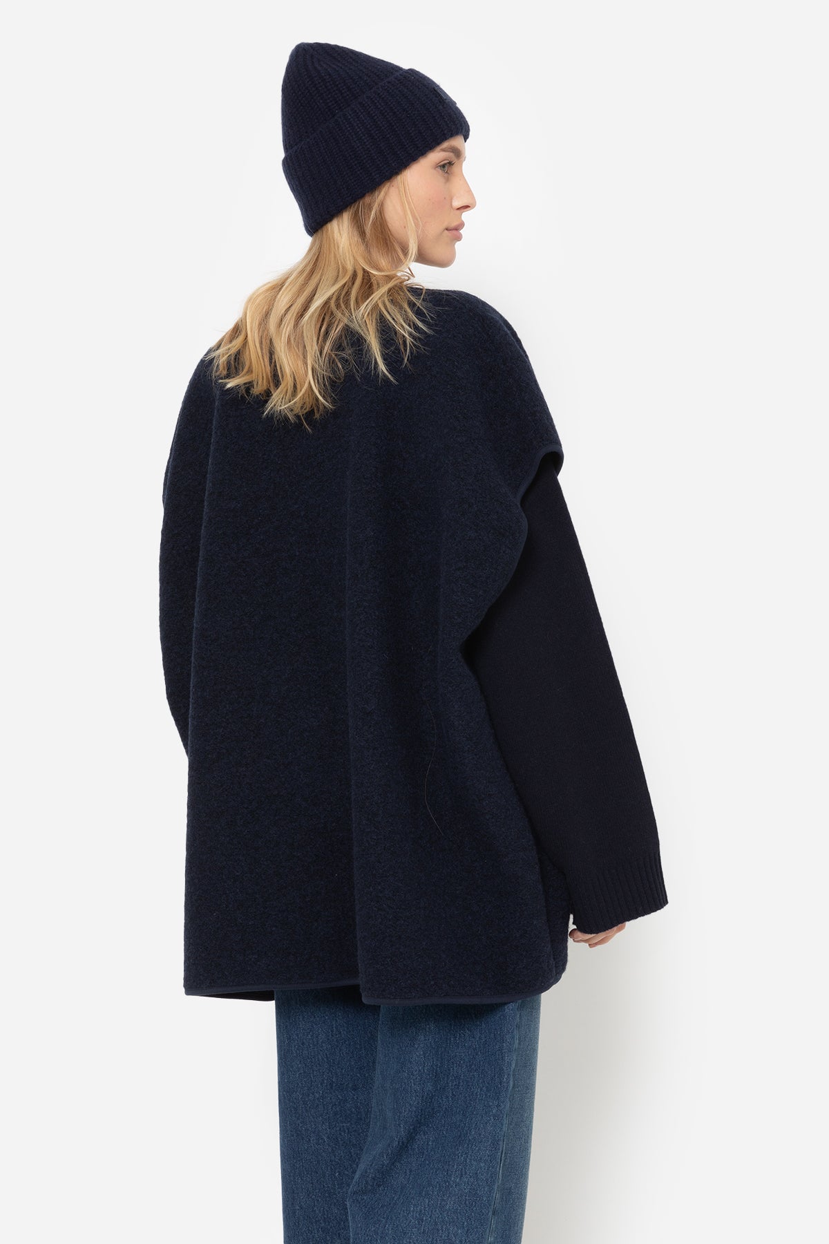 Martje Bonnet Tricoté | Bleu Marine