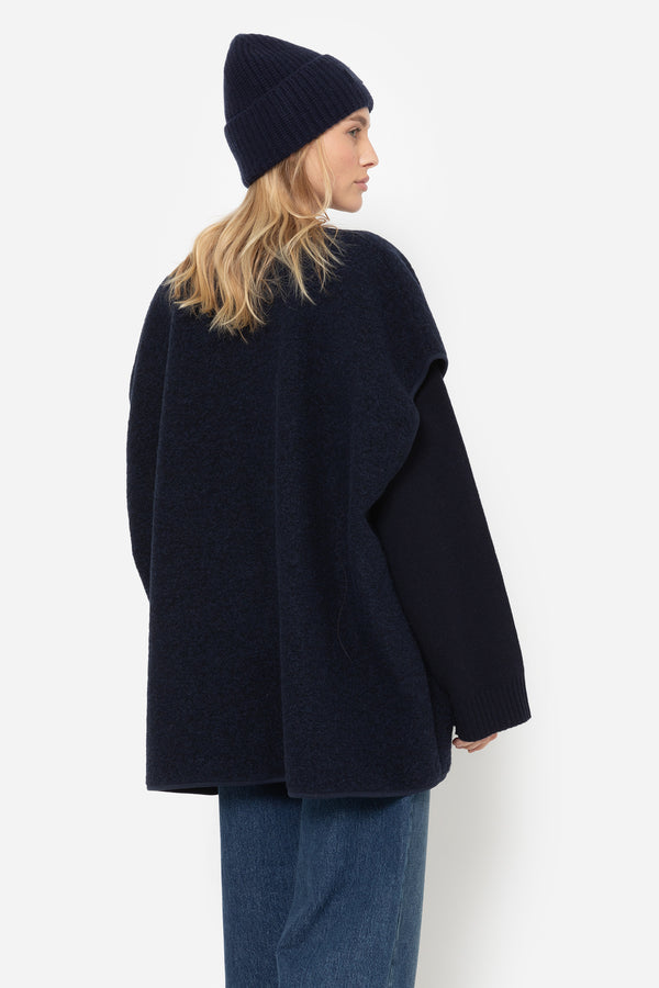 Martje Bonnet Tricoté | Bleu Marine