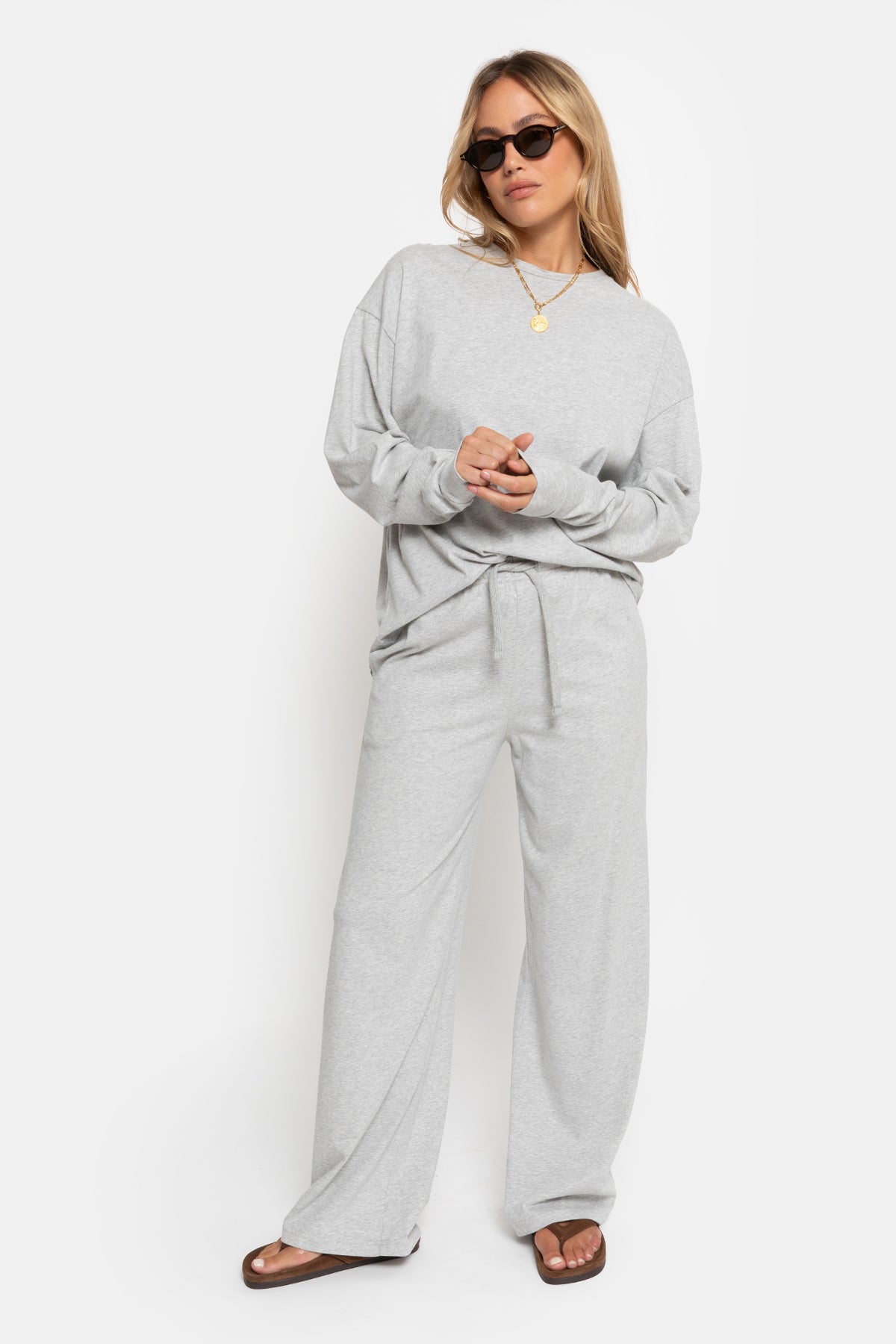 Nougat Pants | Marled Grey