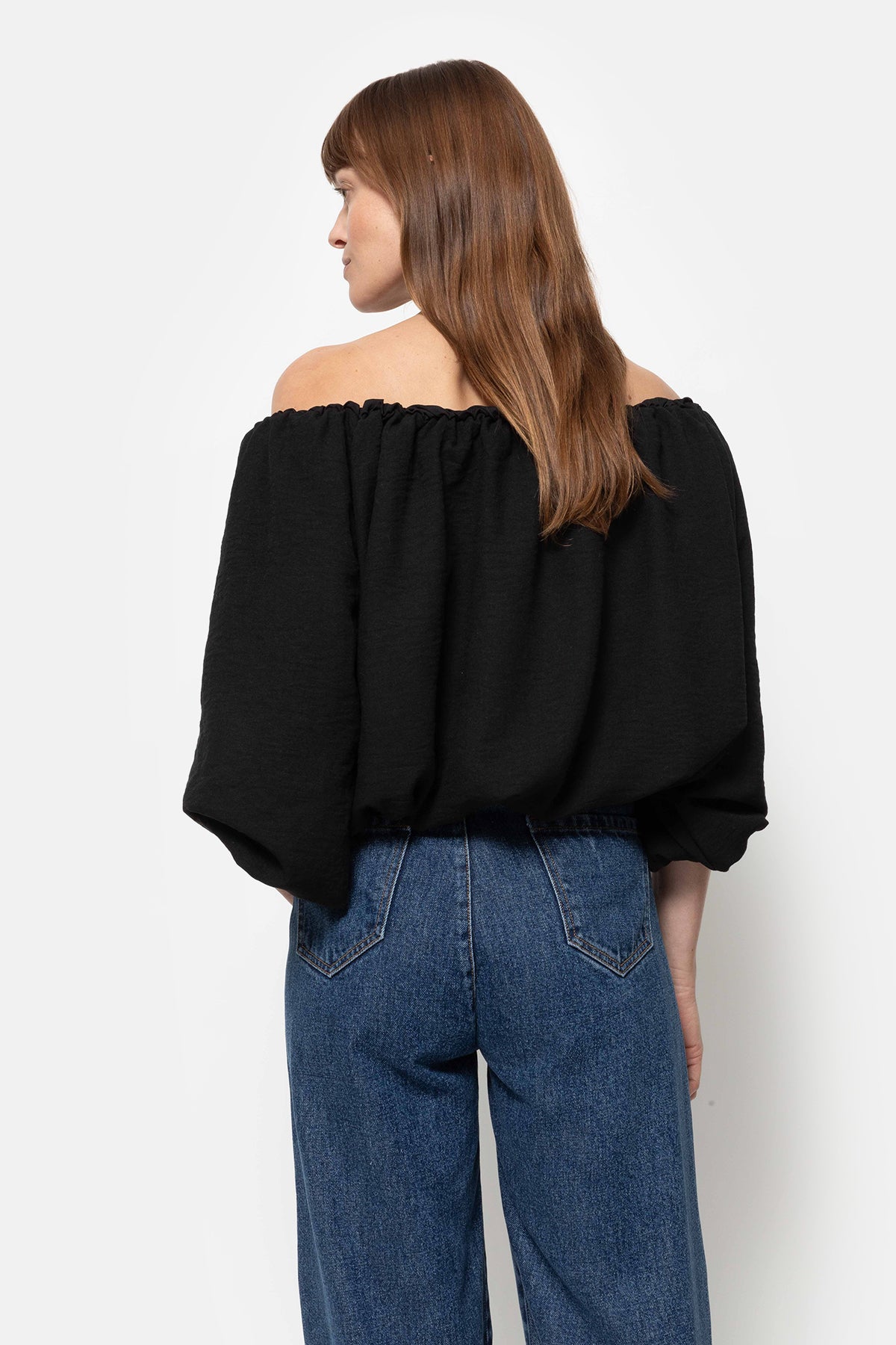 Now Off Shoulder Top | Black