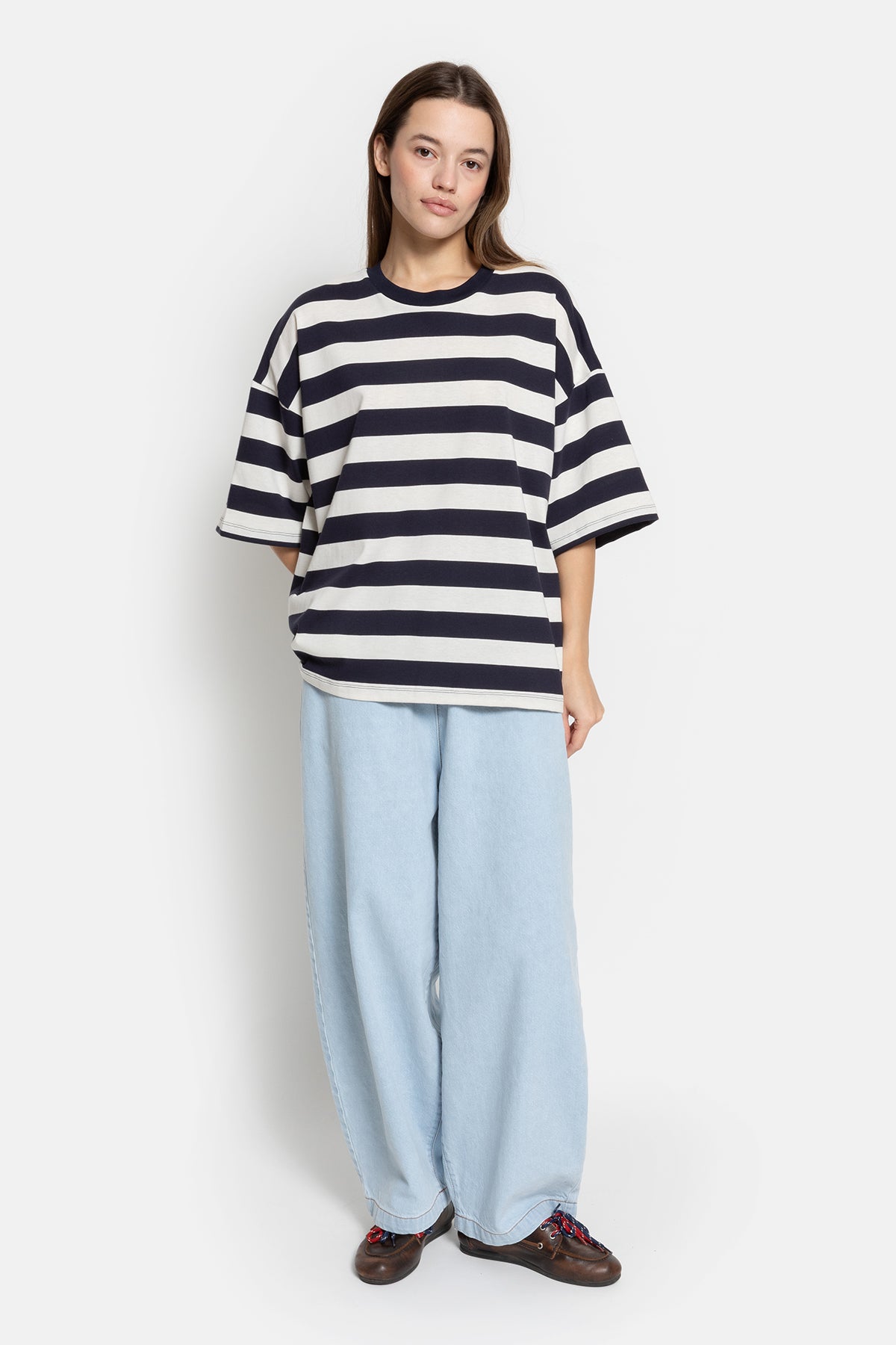 Ofir T-Shirt | Navy & White