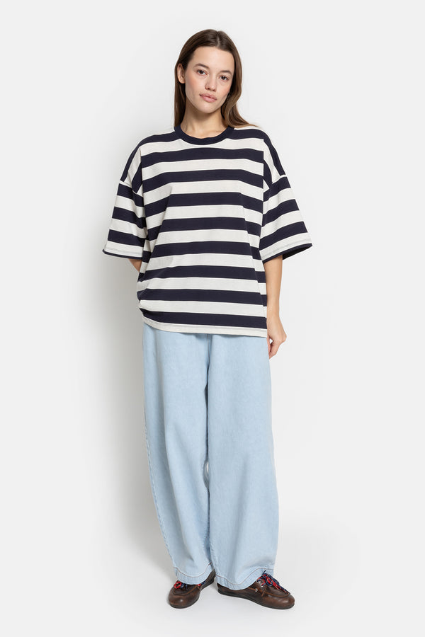 Ofir T-Shirt | Navy & White