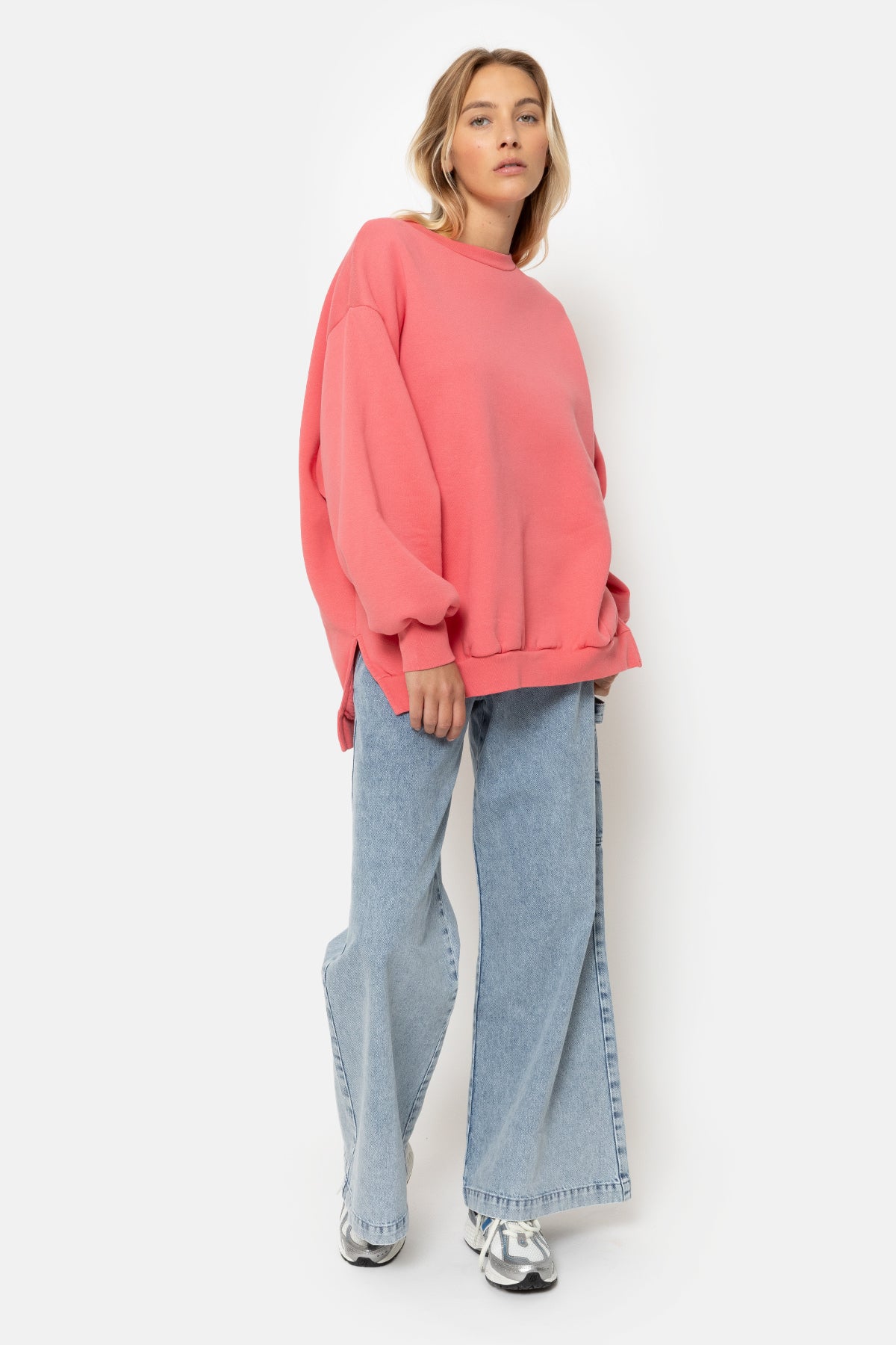 Ulla Oversized Sweatshirt | Sugar Coral