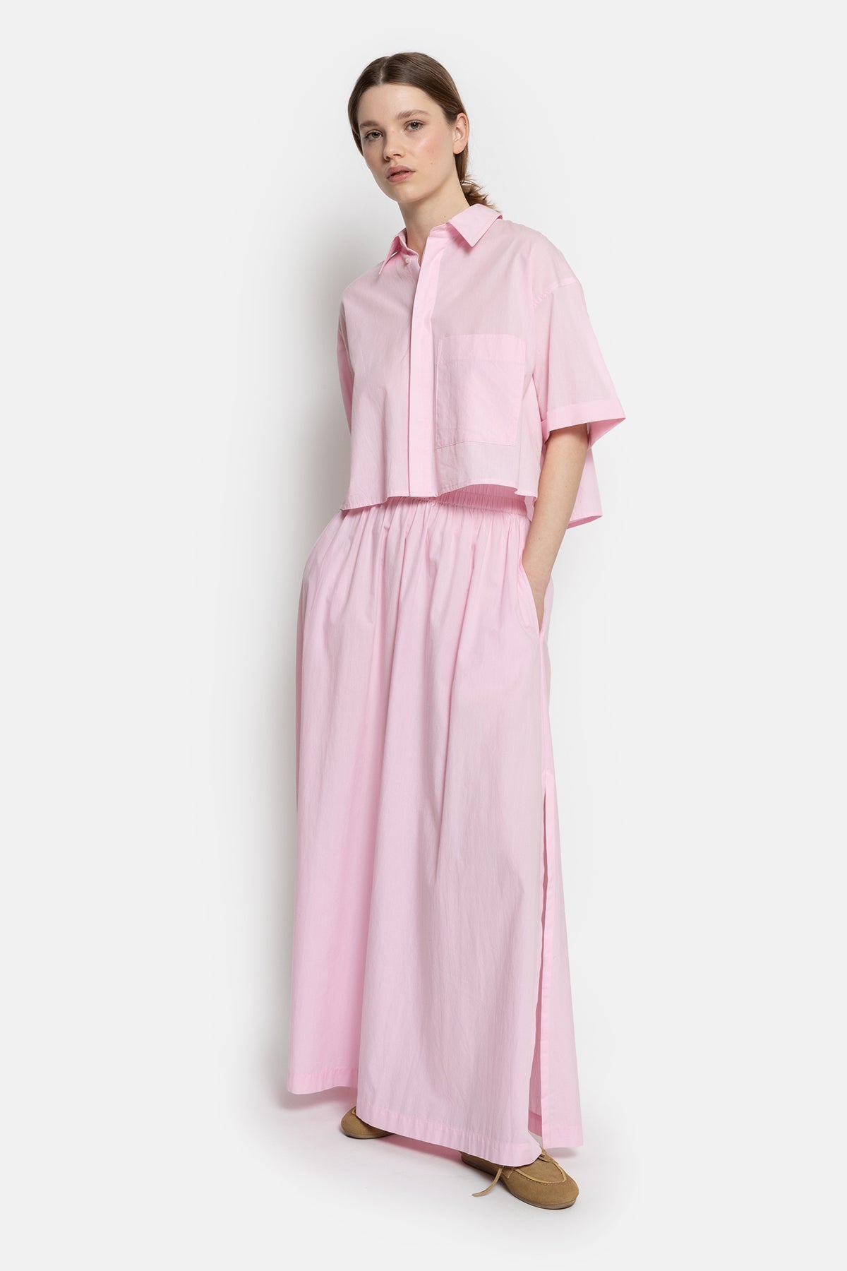 Chemise Nuts Courte | Rose