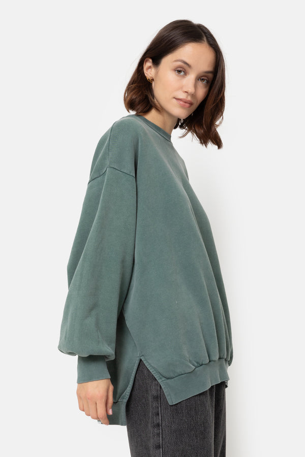 Ulla Oversized Sweatshirt | Vintage Green