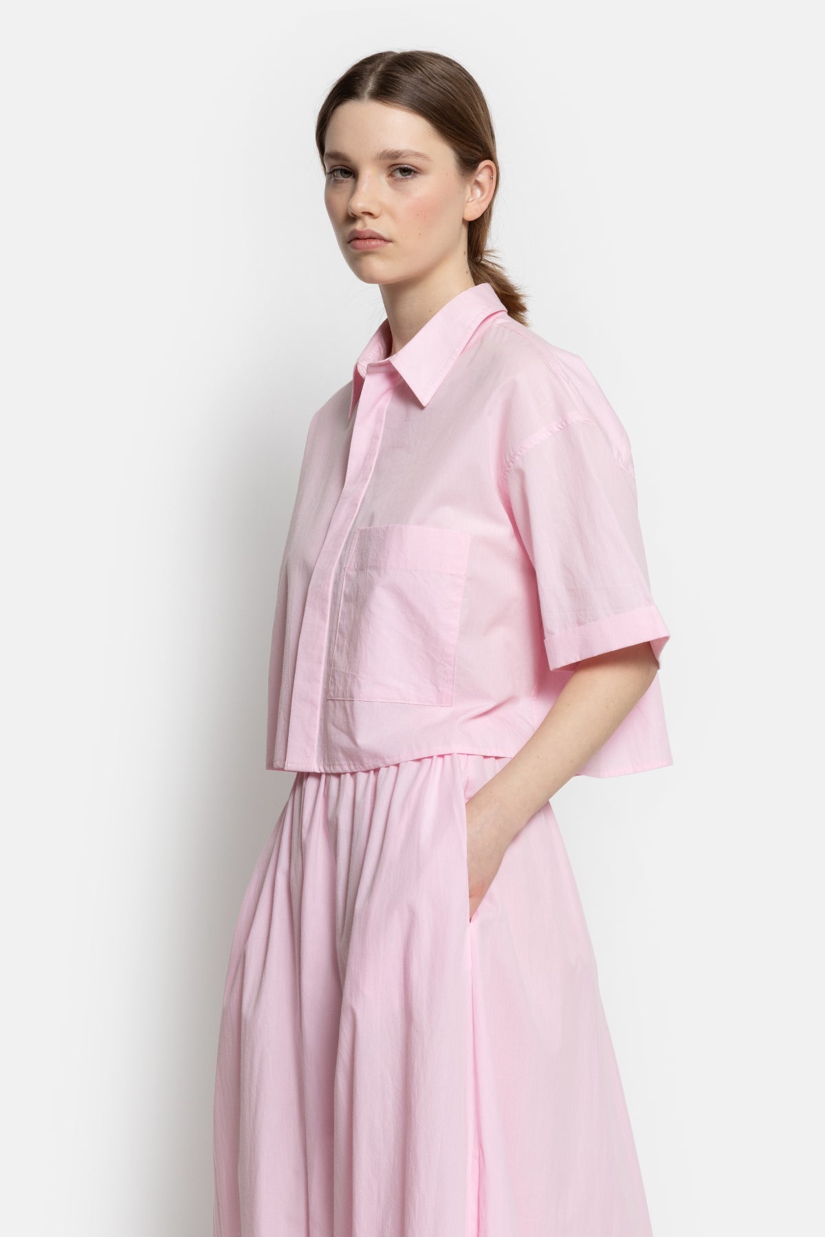 Chemise Nuts Courte | Rose