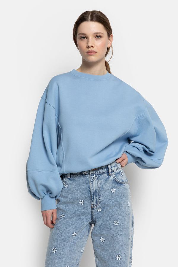 Meme Sweatshirt | Baby Blue