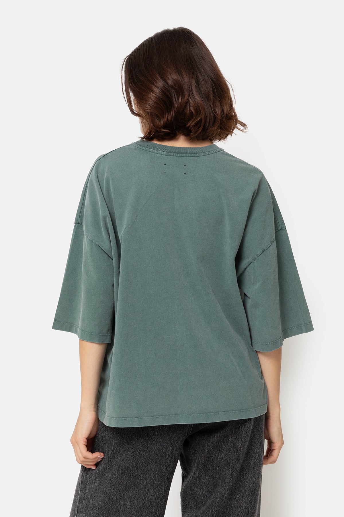 Eloise-A Boxy T-Shirt | Vintage Green